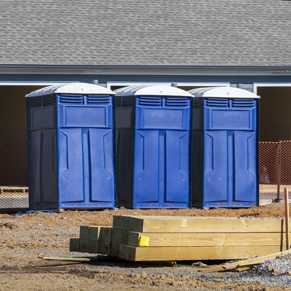 are there any restrictions on where i can place the porta potties during my rental period in Prathersville